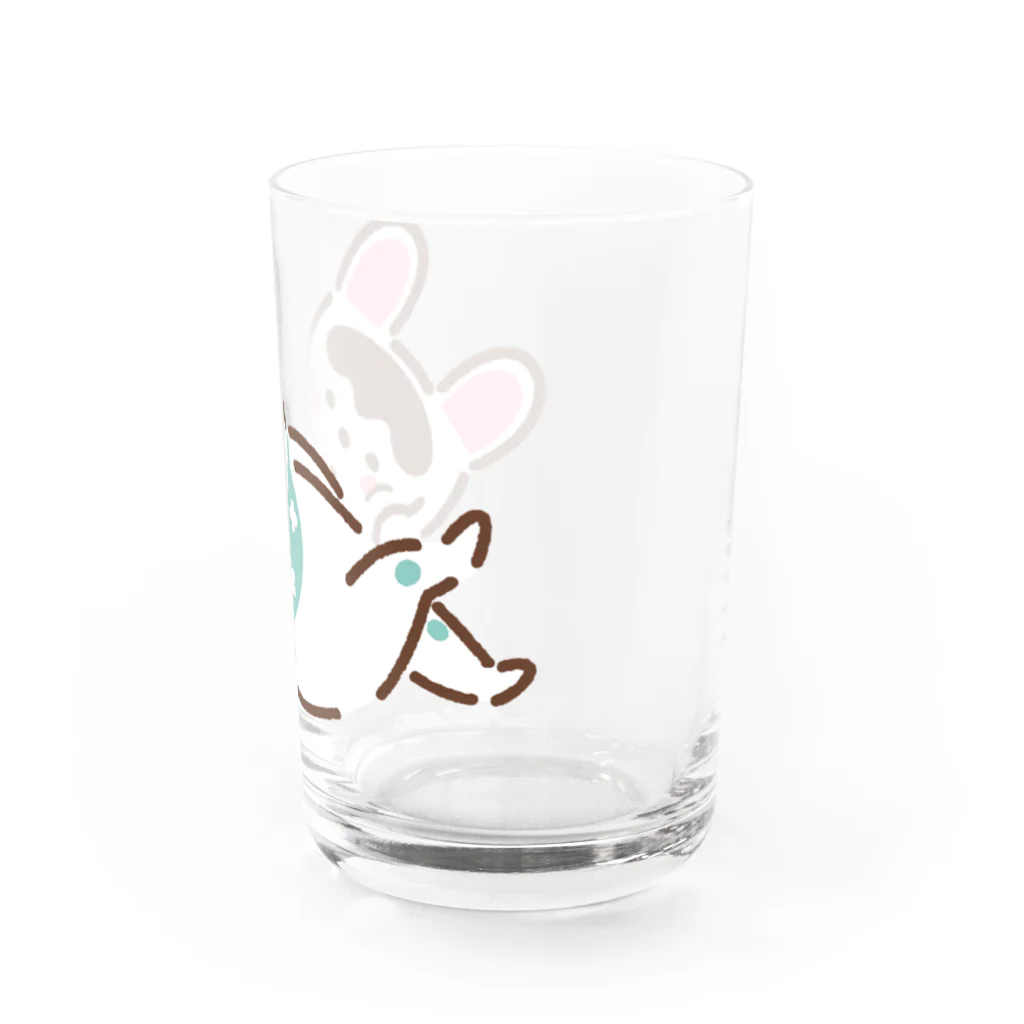 しまめのごろ寝いぬはりこ Water Glass :right