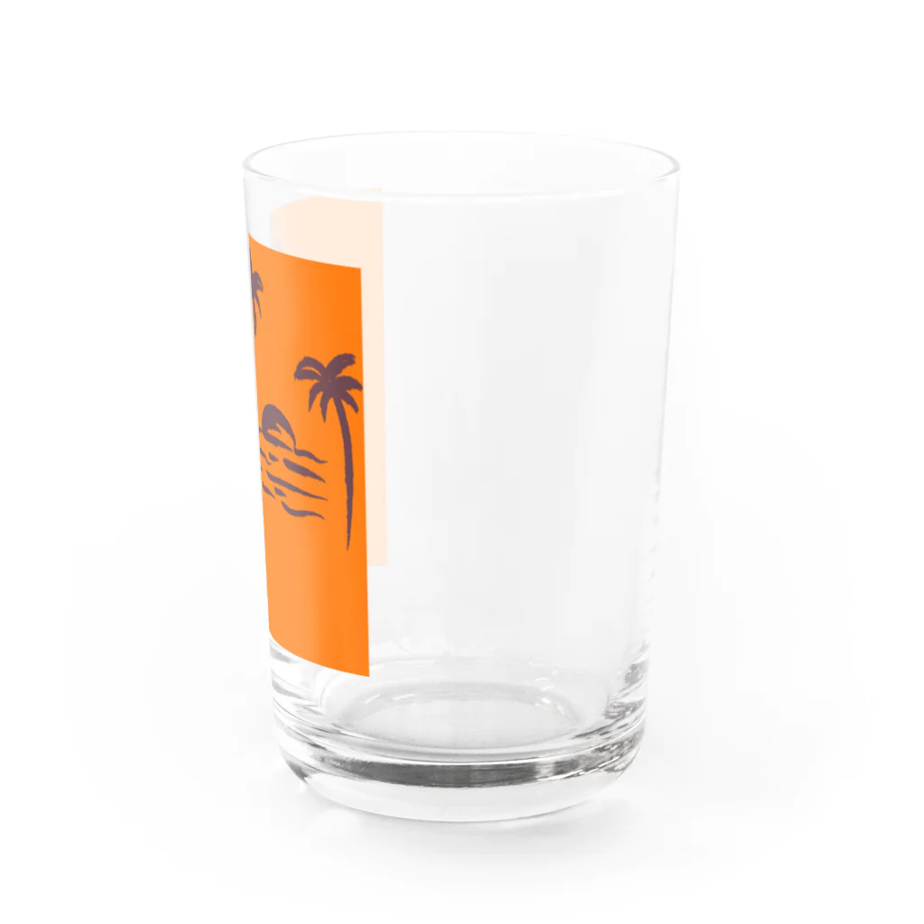 チョウソンポファクトリーのサーファーガール Water Glass :right