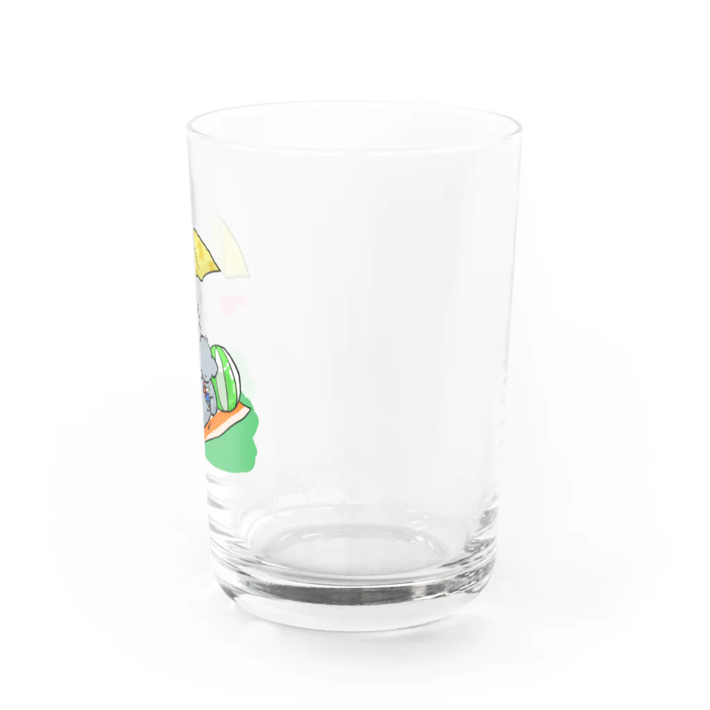 ぱをみせのNATSUPPAO Water Glass :right