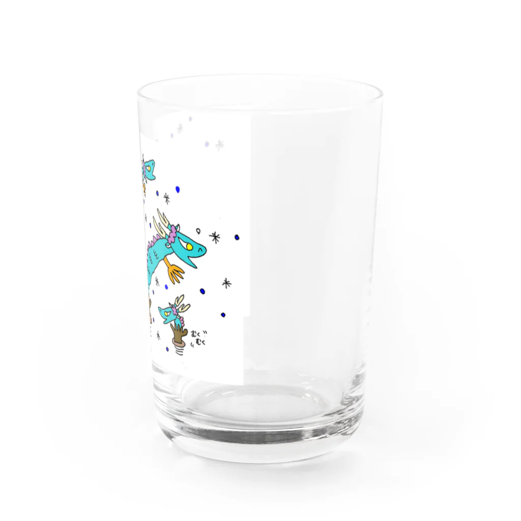 たまラッキー金魚どきどき龍さんの湧き水龍ちゃん Water Glass :right