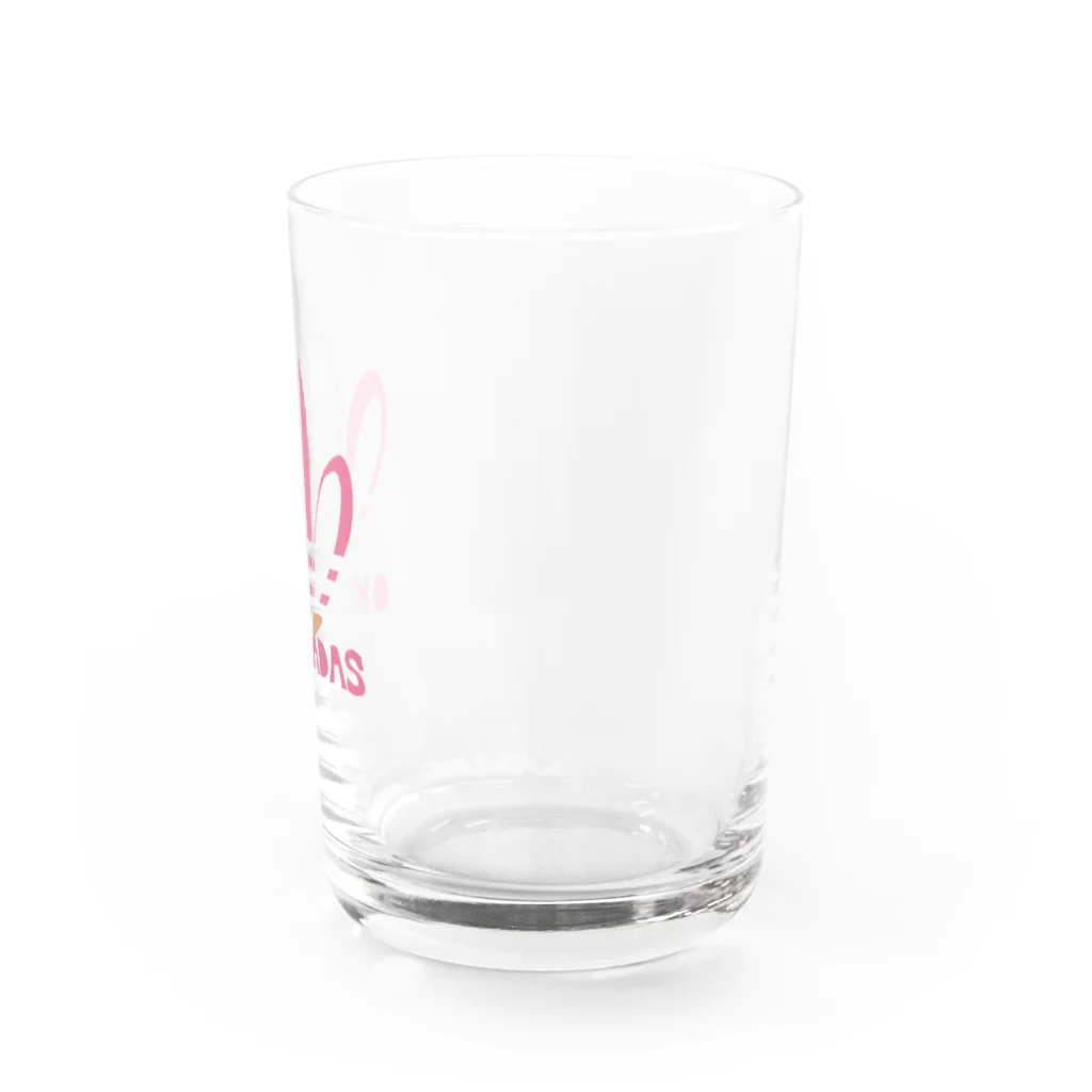 魚好きあつまれ！#かまととちゃん　#かまぼこママの御カマダス Water Glass :right