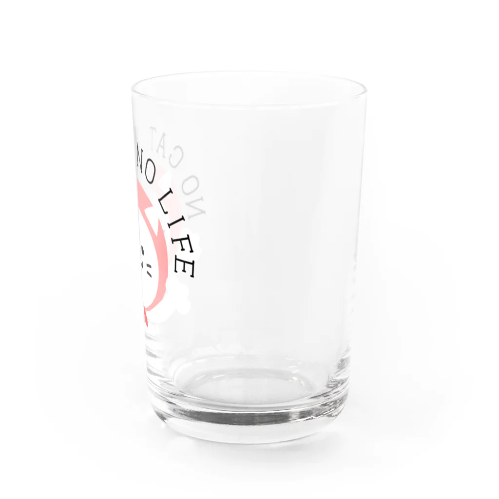 もちぱっちのノーキャットノーライフ Water Glass :right