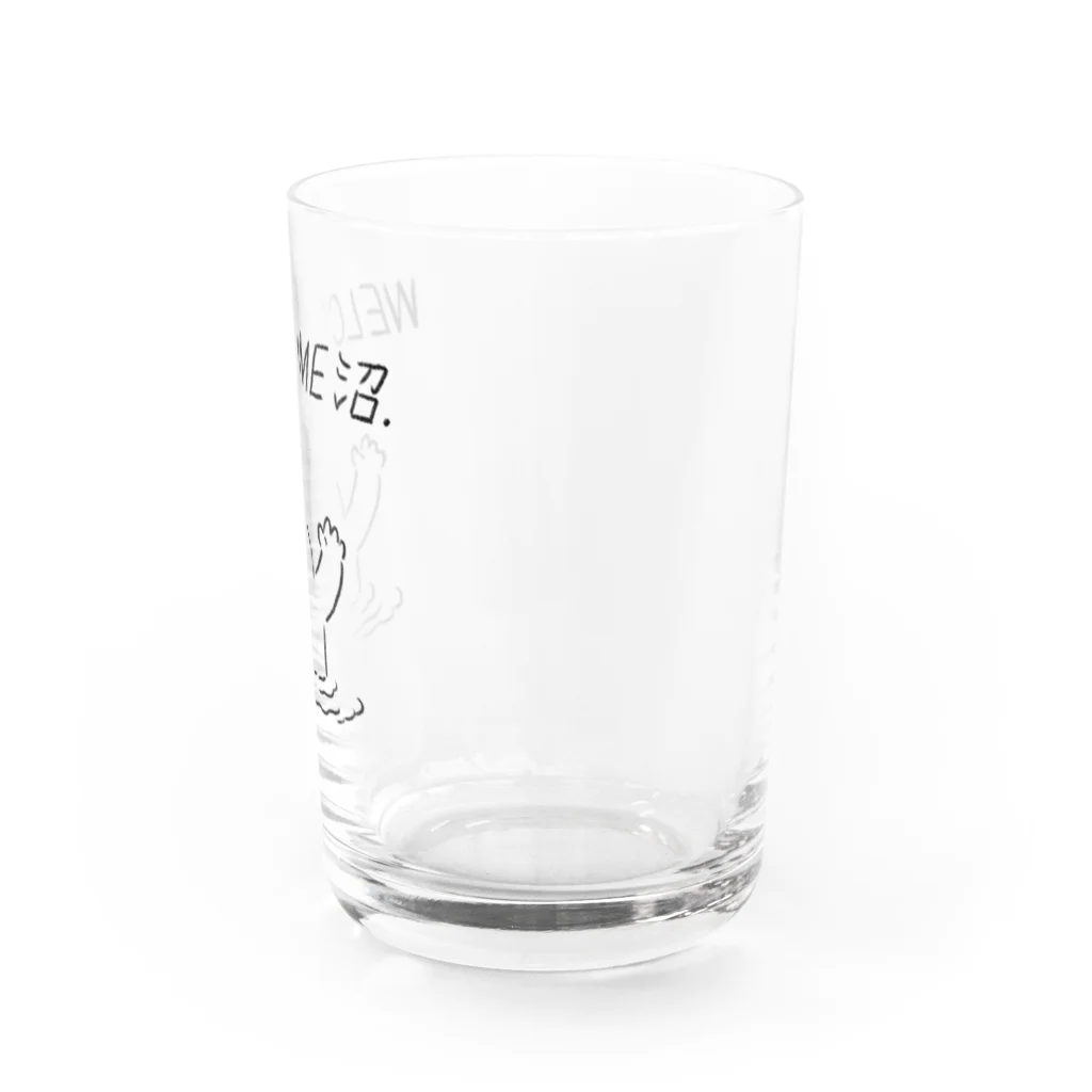 みぞぐちともやのWELCOME沼 Water Glass :right