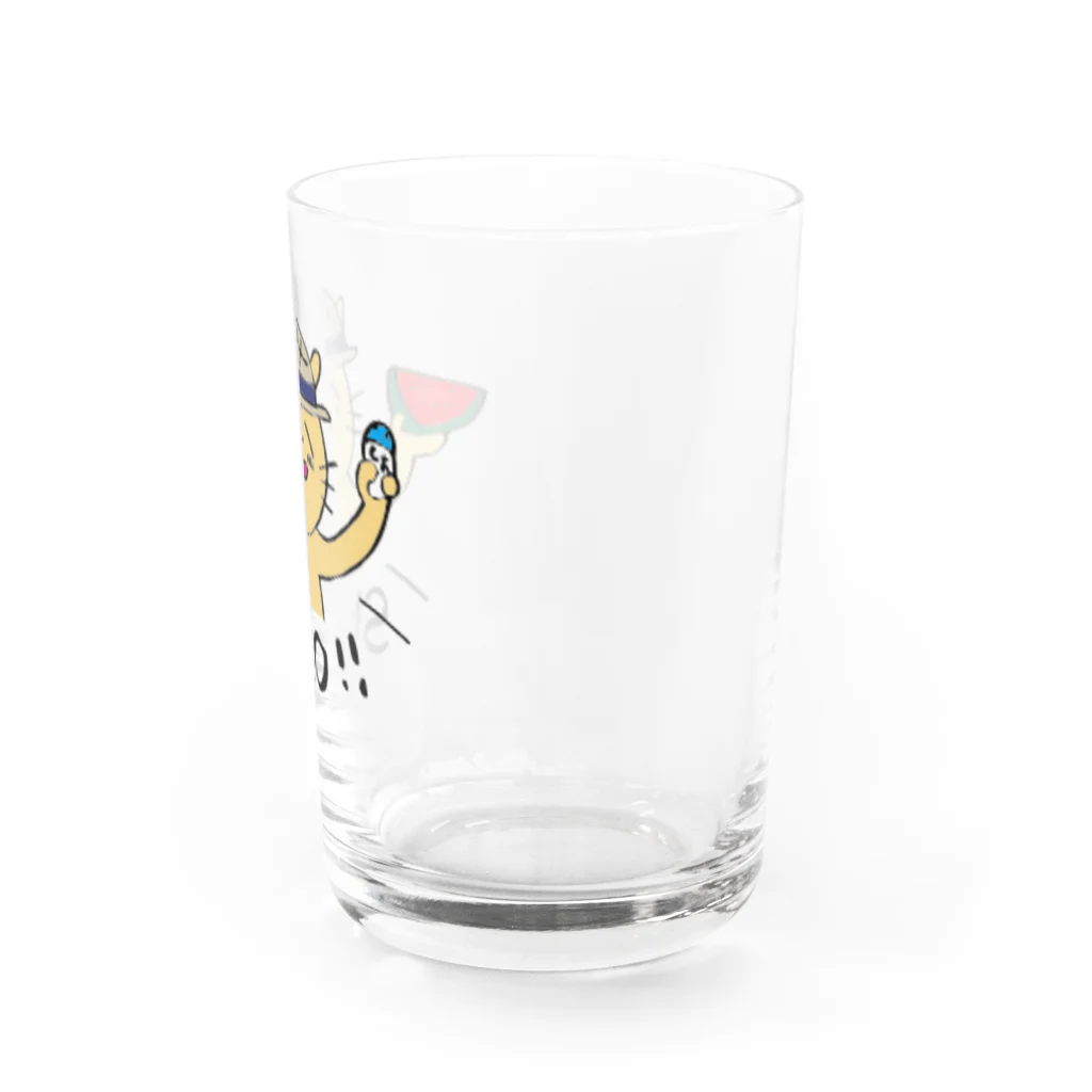 ムラセさんのどうぶつのスイカには塩！ Water Glass :right