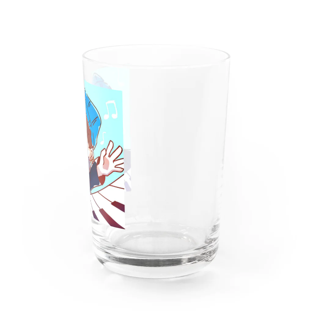 Hakurot_officialのピアノ男子 可愛いイラスト Water Glass :right