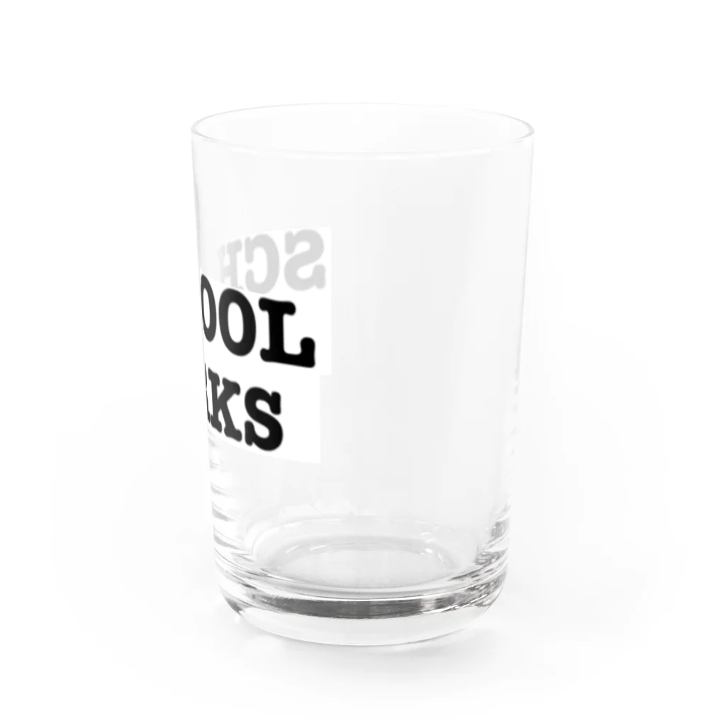 gabbyのschoolwork Water Glass :right