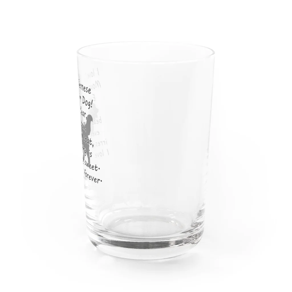 onehappinessのバーニーズ・マウンテン・ドッグ Water Glass :right