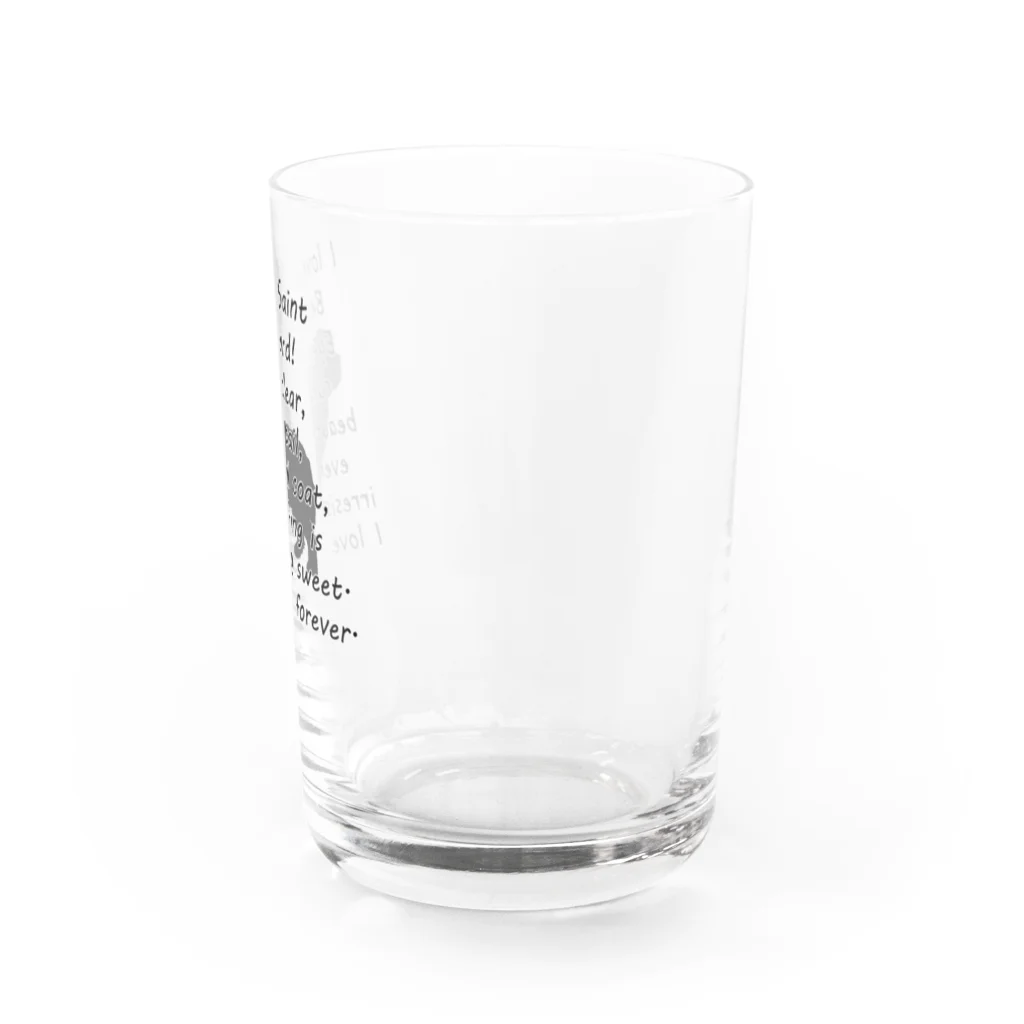 onehappinessのセントバーナード Water Glass :right