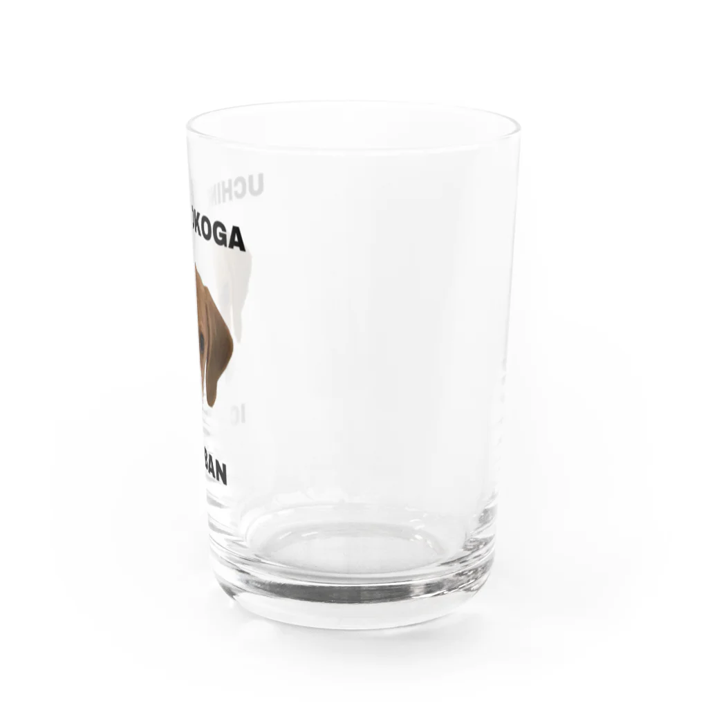 うちの子のかわいこちゃん Water Glass :right