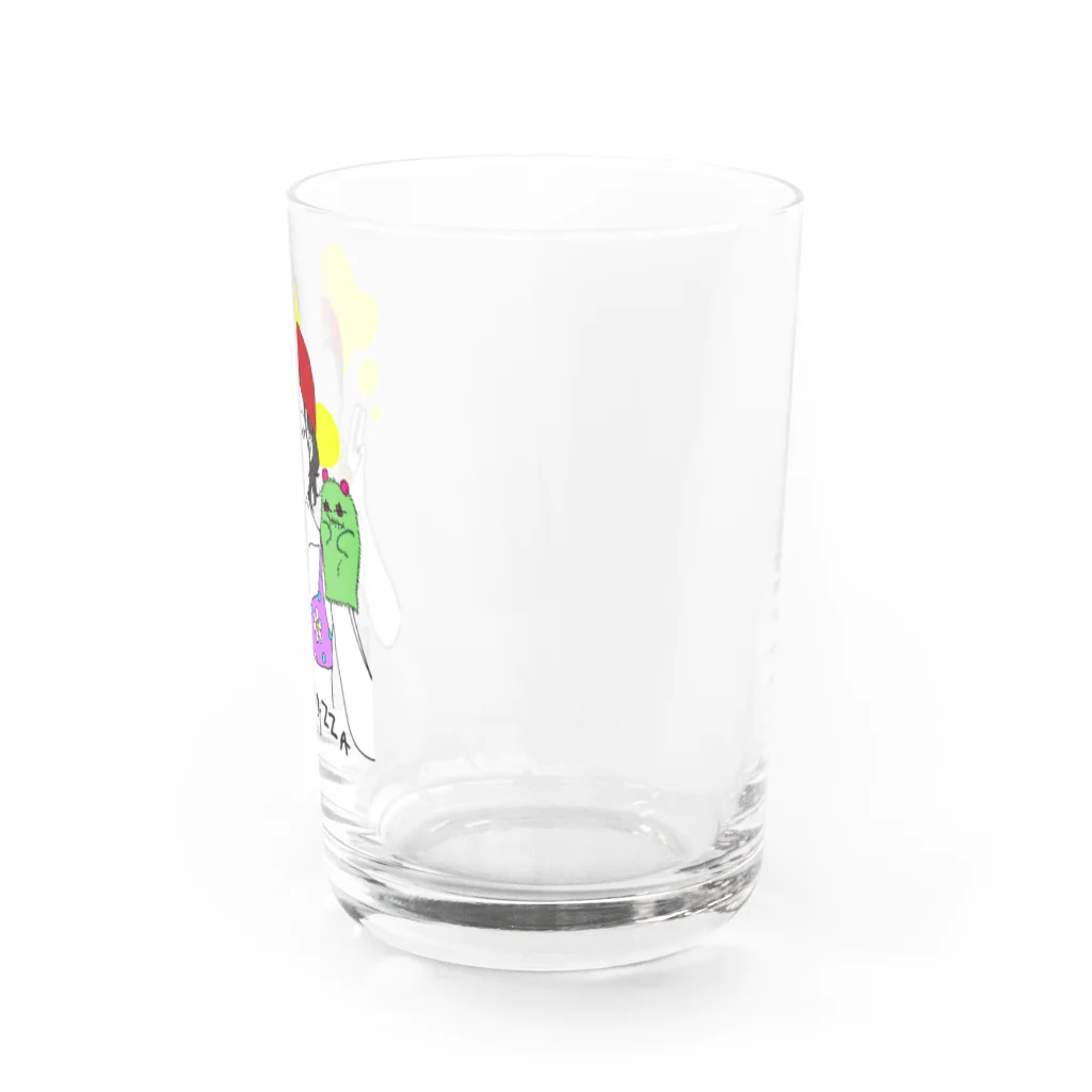 ましこ商店のイートピザ Water Glass :right