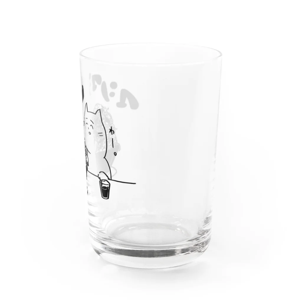 麺匠総本家のマシマシ Water Glass :right