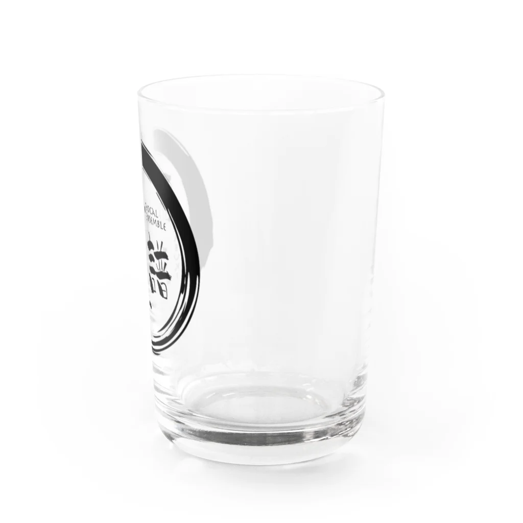 AcappelLabo オンラインショップの歌譜喜ロゴ Water Glass :right