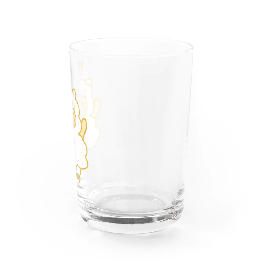 むみの驚きもふもふ羊 Water Glass :right