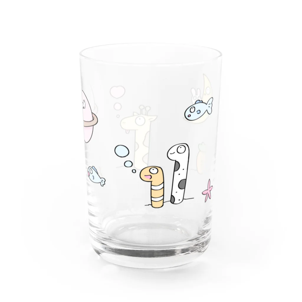 ぱぱぱのちんあなご Water Glass :right