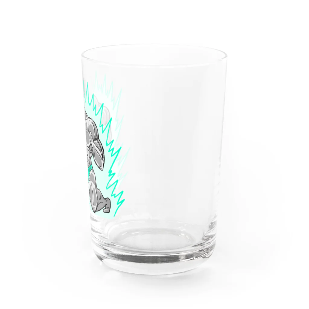 Riveredストアの足ザラシ"マッチョ" Water Glass :right