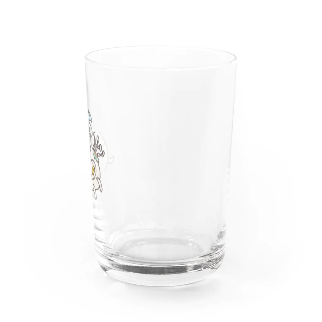 トグロのカビちゃった肉まんヘリ Water Glass :right