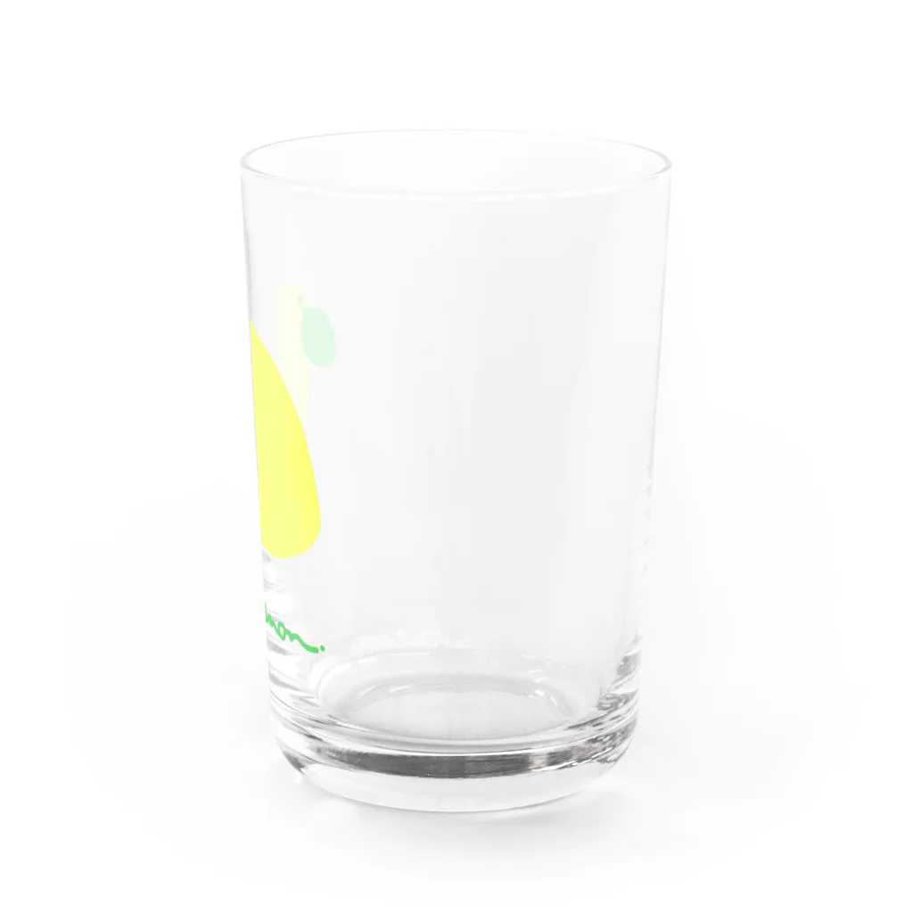 たんしお雑貨店の.Lemon. Water Glass :right