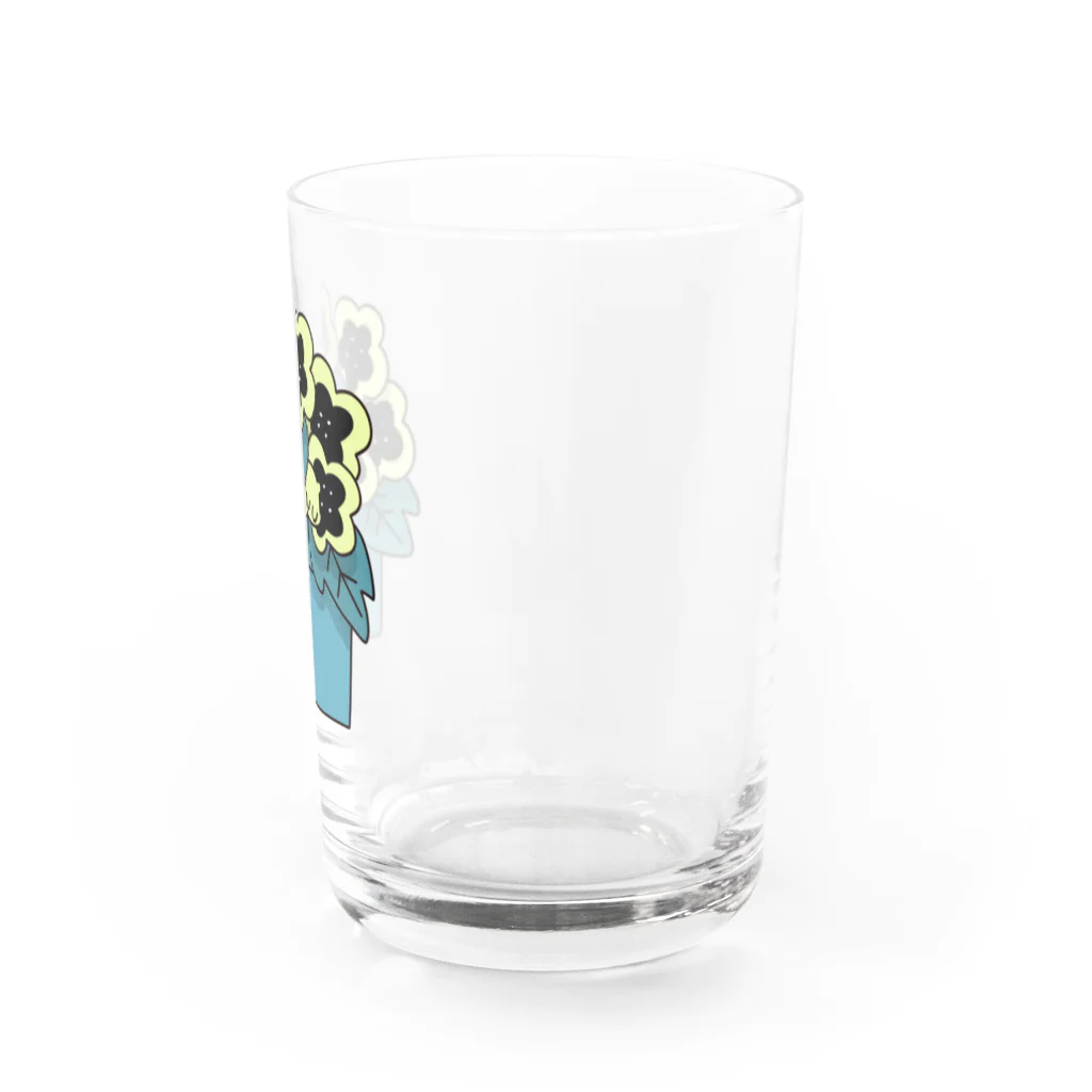 里 (sato)のH  yellow Water Glass :right