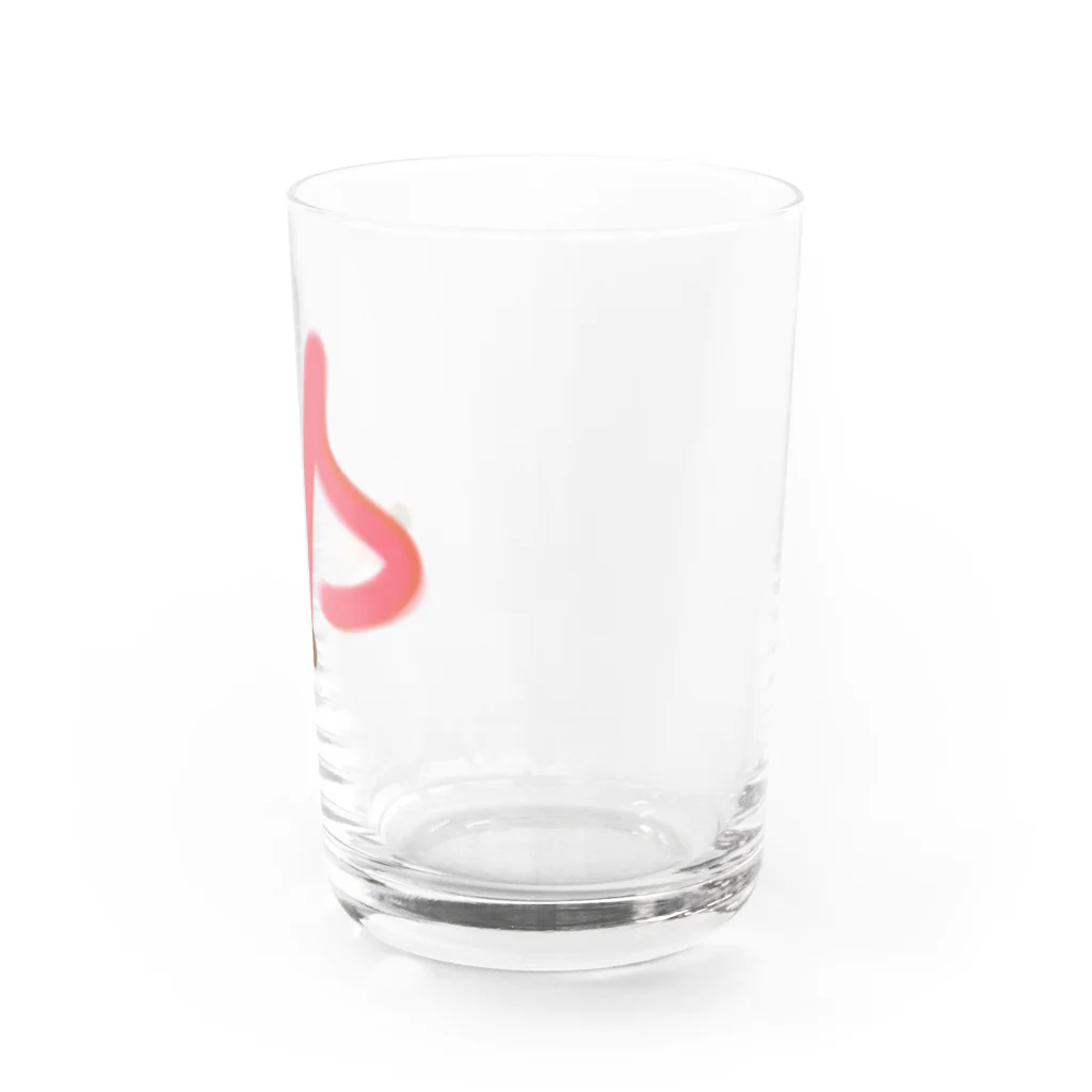 ぱすてらむぎこの音符パンダ Water Glass :right