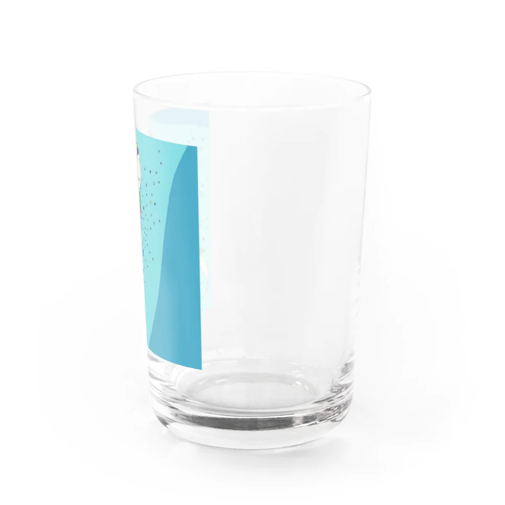 cocoafricaのしあわせの海を泳ぐ Water Glass :right