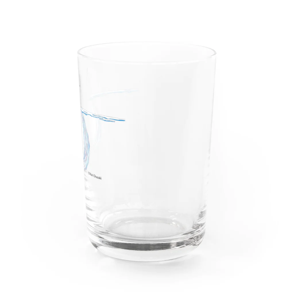 neconos Goodsのすずしいペンギンさん Water Glass :right