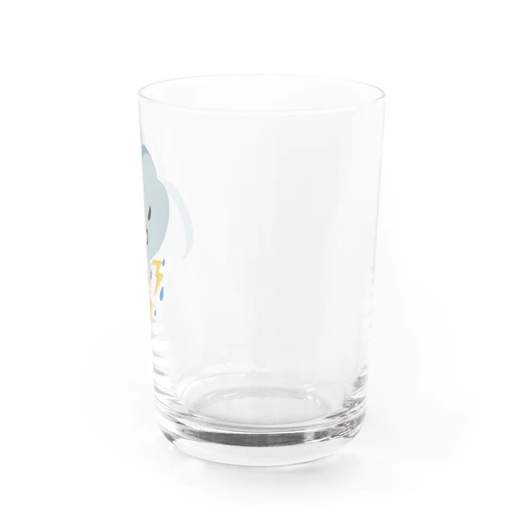 まぐろ茶のせきらんうん(積乱雲) Water Glass :right