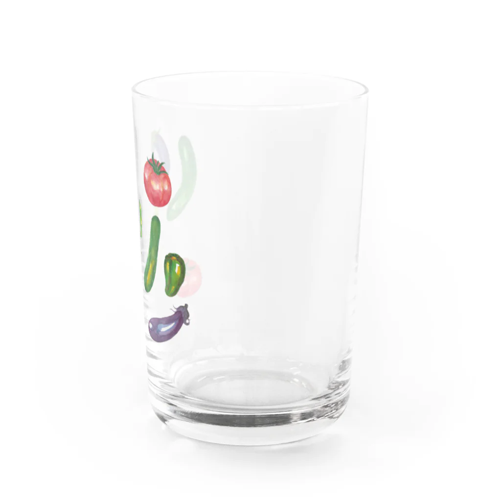 坂之下しまの力強いお野菜たち Water Glass :right