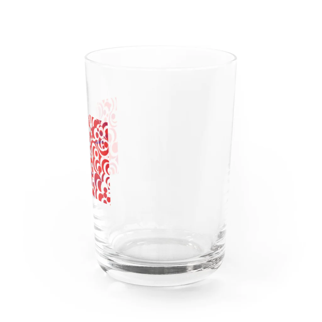 MUGURa-屋の無題・赤 Water Glass :right