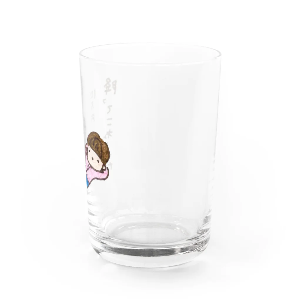 ちんちくりんのおみせの「１００万円、降ってこねーかな」シリーズ Water Glass :right