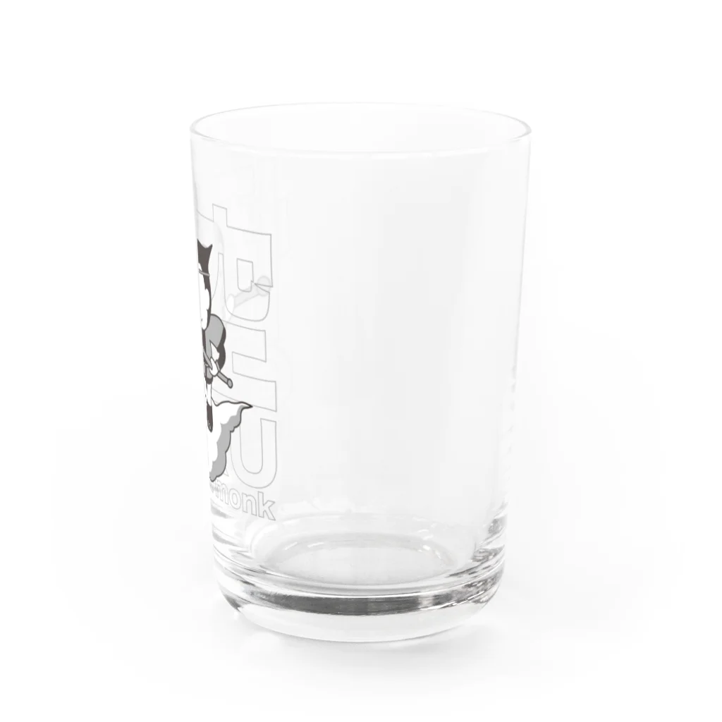 ヨープキャンが気になったの悟空 ブラック01 Water Glass :right