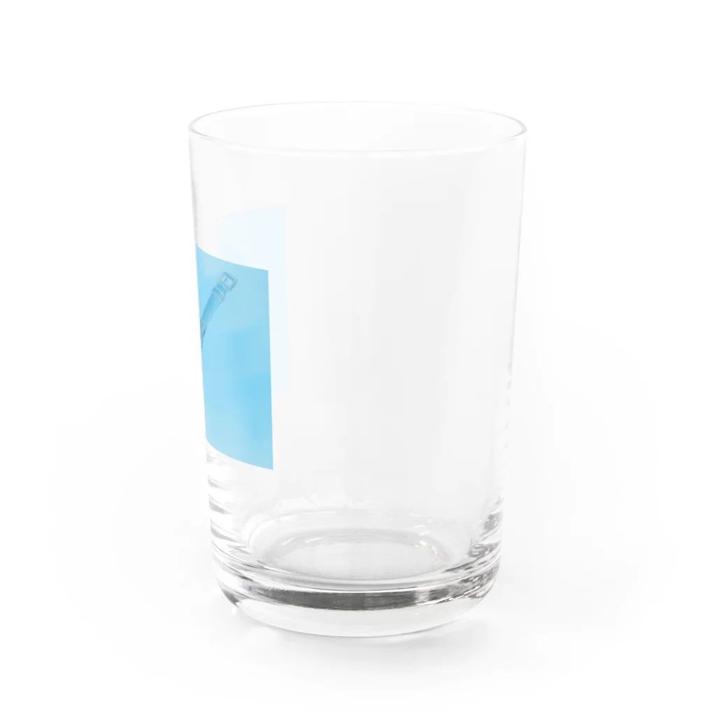 しずる🌧️の青い時計 Water Glass :right