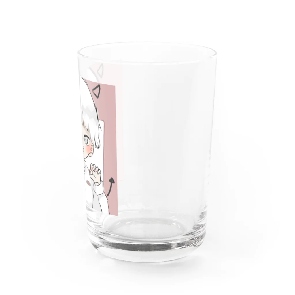 炙りれおんのあくまちゃん🍖 Water Glass :right