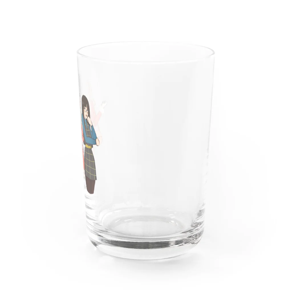 おむやきそばのおしゃれさん Water Glass :right