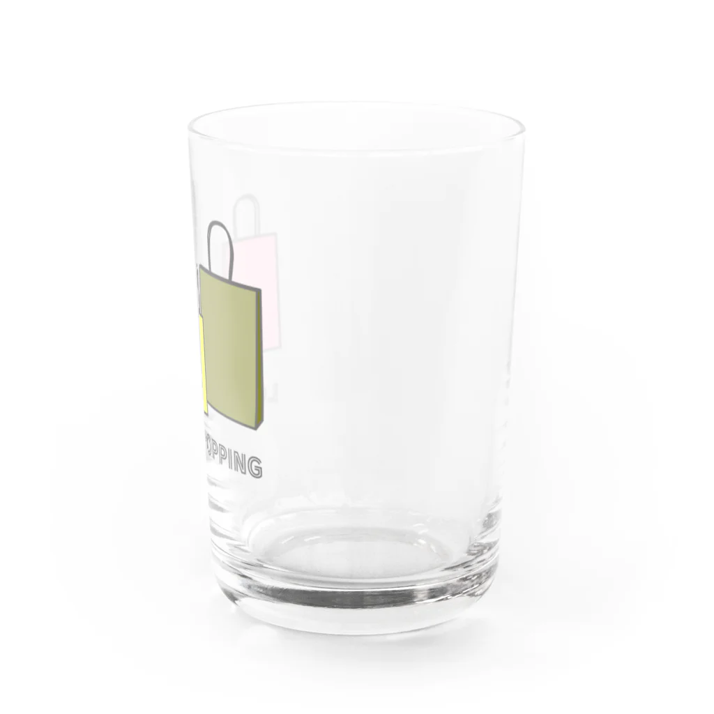 ヨープキャンが気になったの紙袋 LOVE SHOPPING Water Glass :right