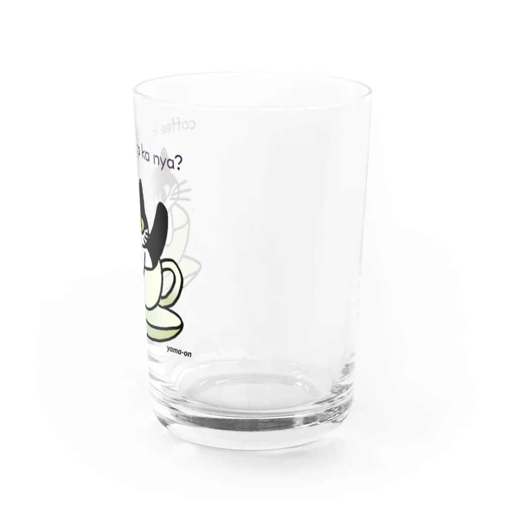 yama-onのコーヒータイムだnyan! Water Glass :right