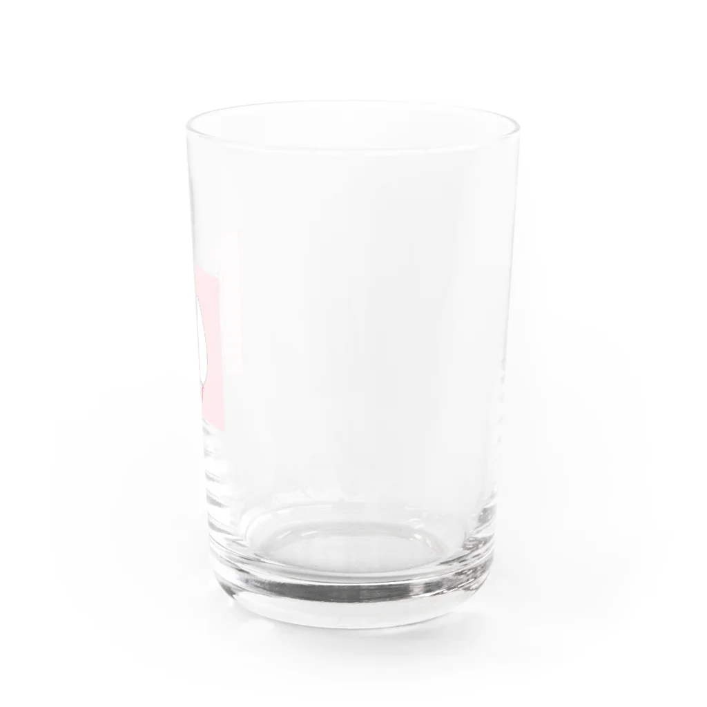  はらだかおり |  Kaori Haradaの首をかしげる白文鳥 Water Glass :right