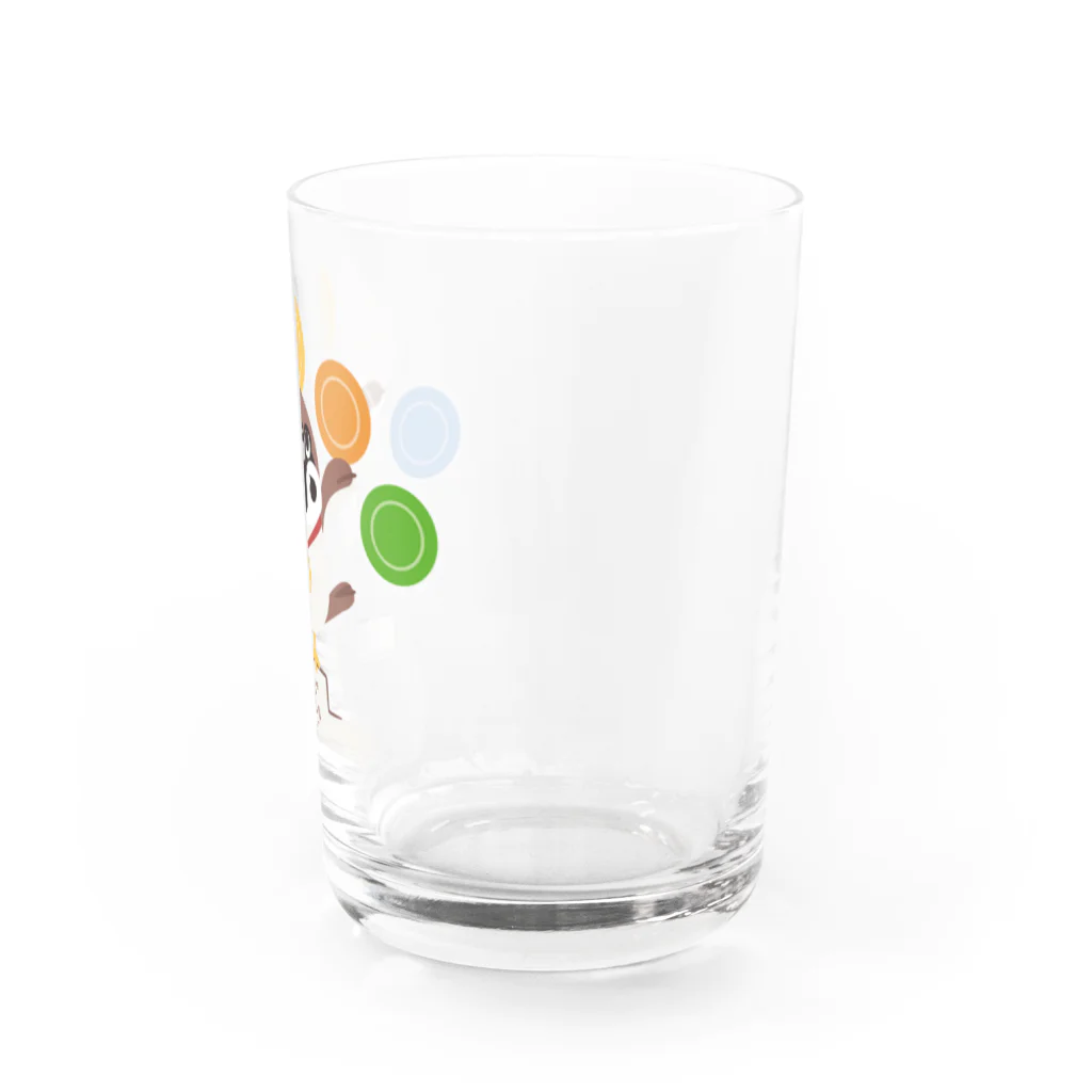 イラスト MONYAAT の競技　おしゃべり Water Glass :right