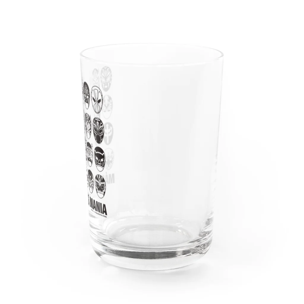 覆面MANIA＆CMLLのMASCARAS MANIA（黒プリント） Water Glass :right