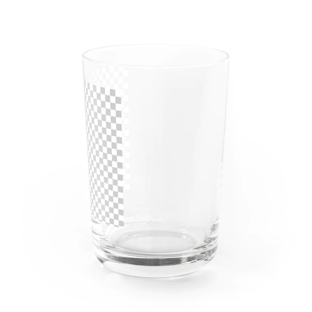⚡skeleton's shop⚡の透明柄ビッグ Water Glass :right