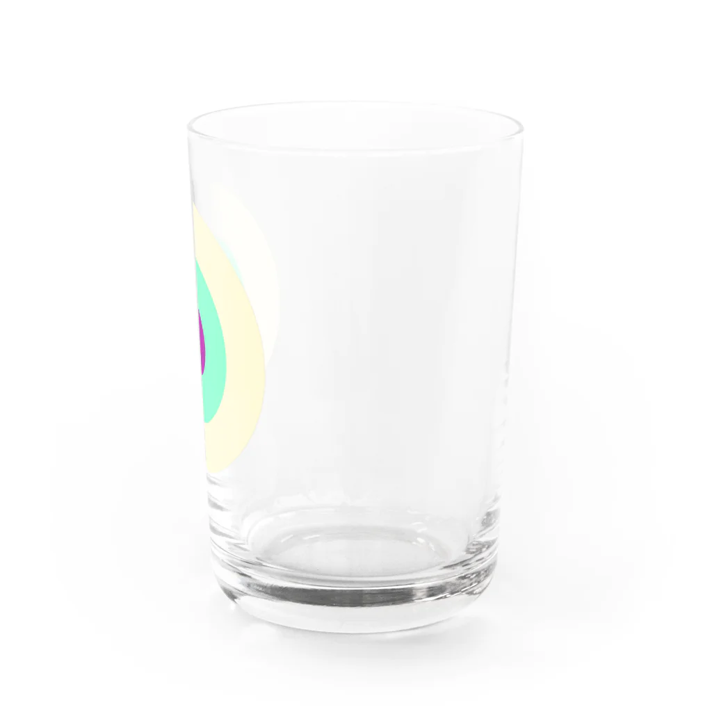 CORONET70のサークルa・クリーム・ペパーミント・パープル2 Water Glass :right