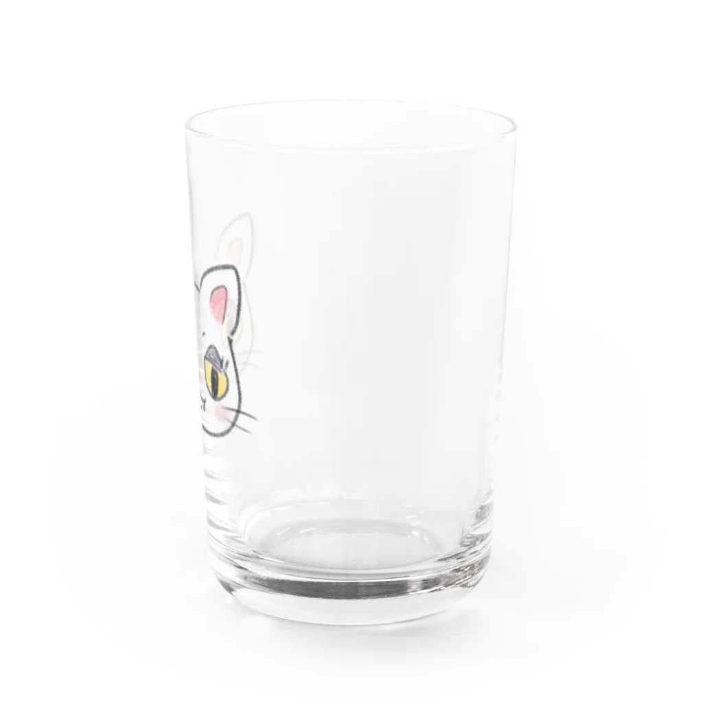 ピンクのニャーゴちゃん Water Glass :right