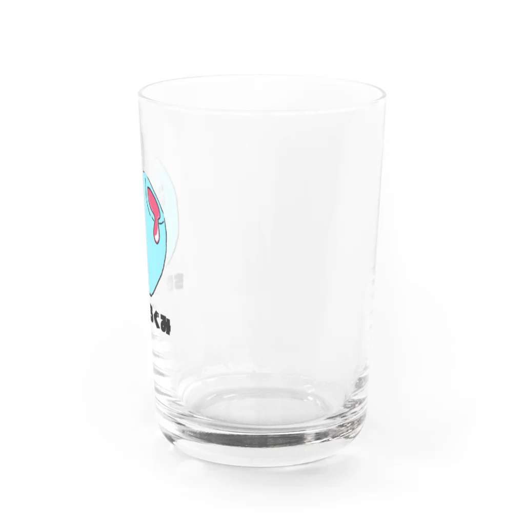 たんたんのお店の地球グミ　ちゃん Water Glass :right