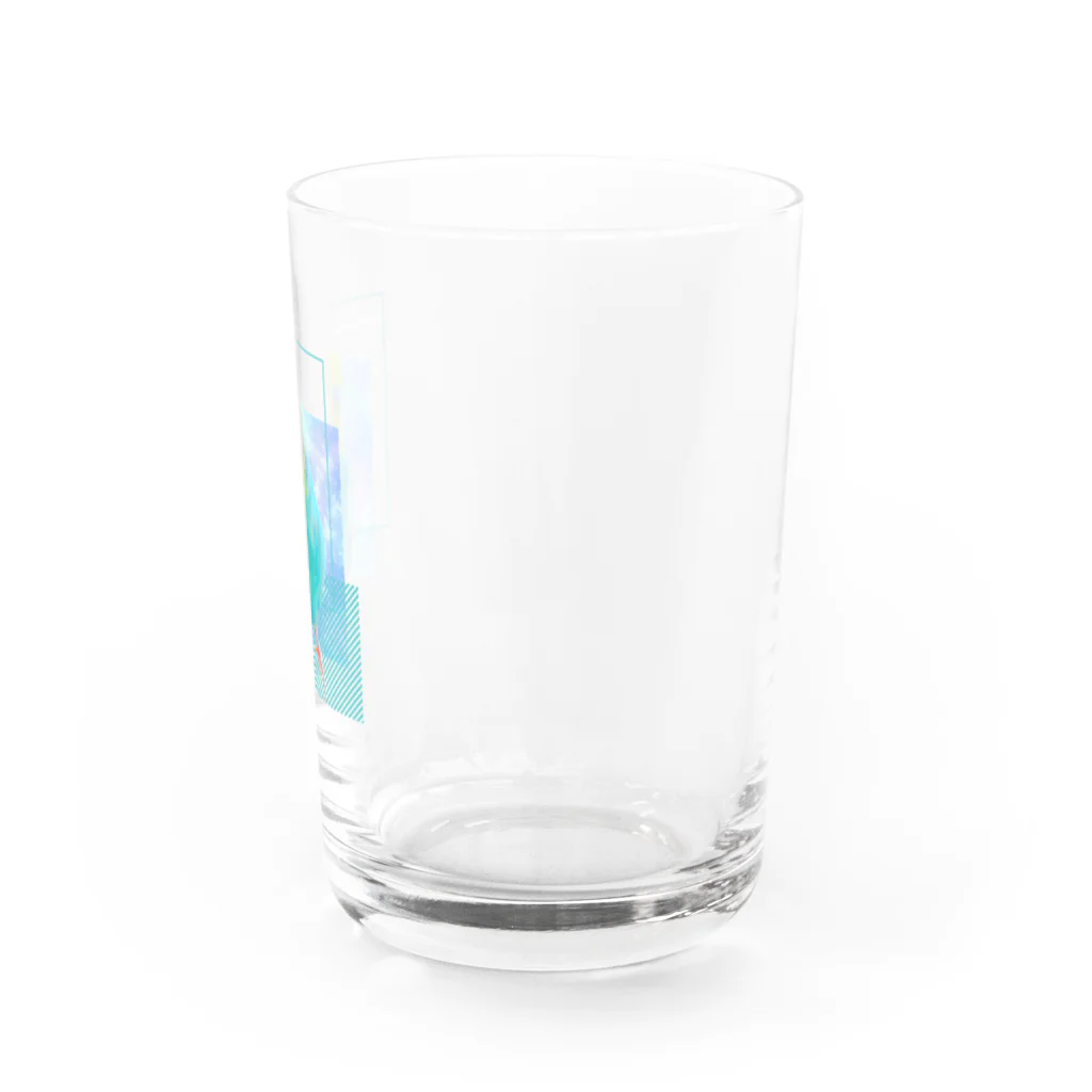 むーむー小屋のちびちゃんです！濃いめ用セリフ付き Water Glass :right