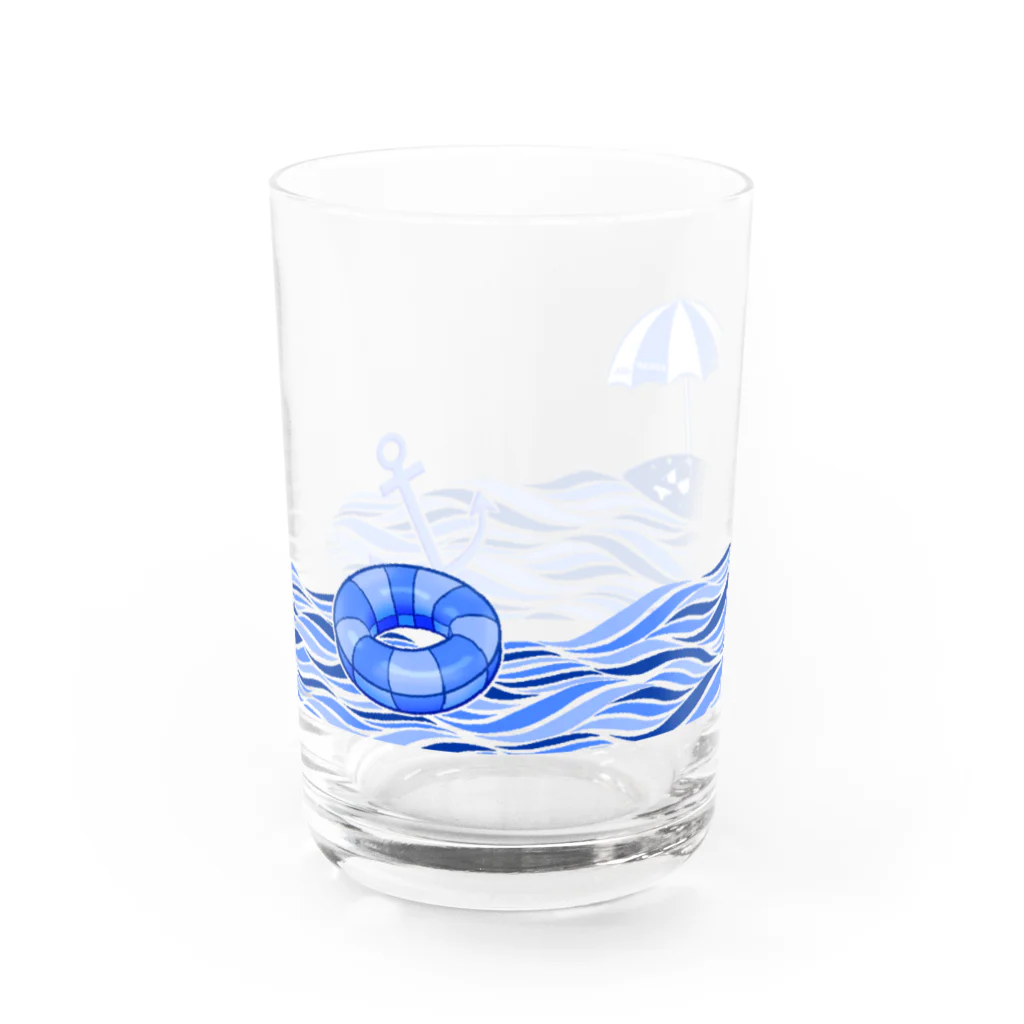 Sugar Oilのwave Water Glass :right