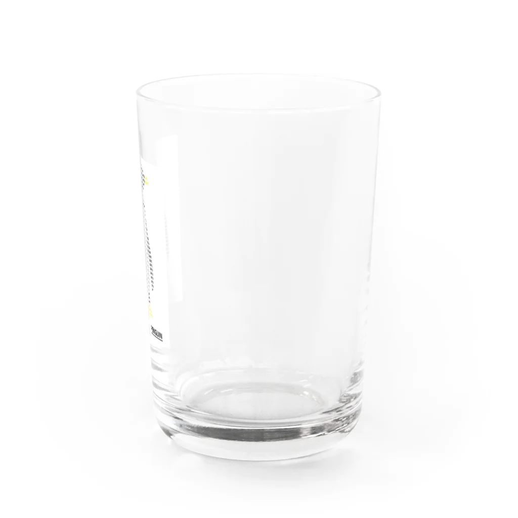 ためしにのモジデペンギン Water Glass :right