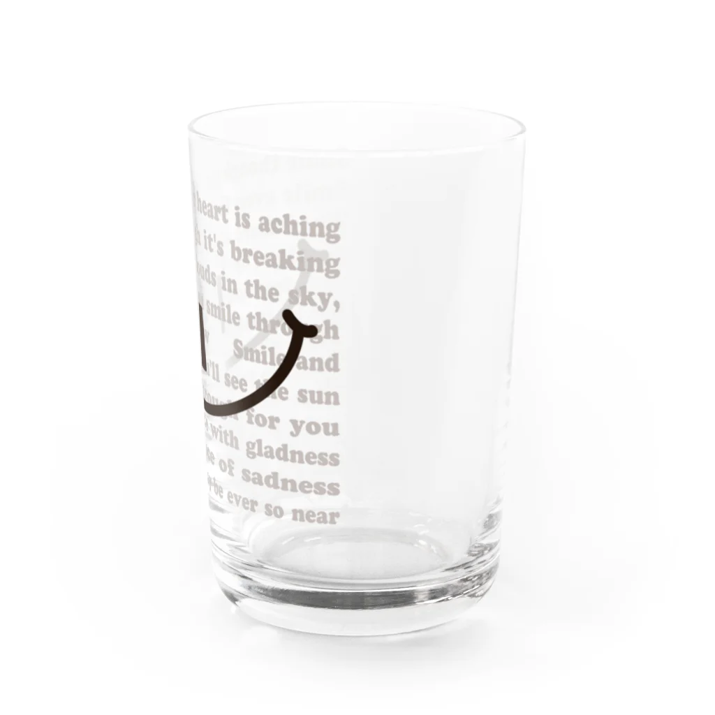 キッズモード某のちょびヒゲSMILE Water Glass :right