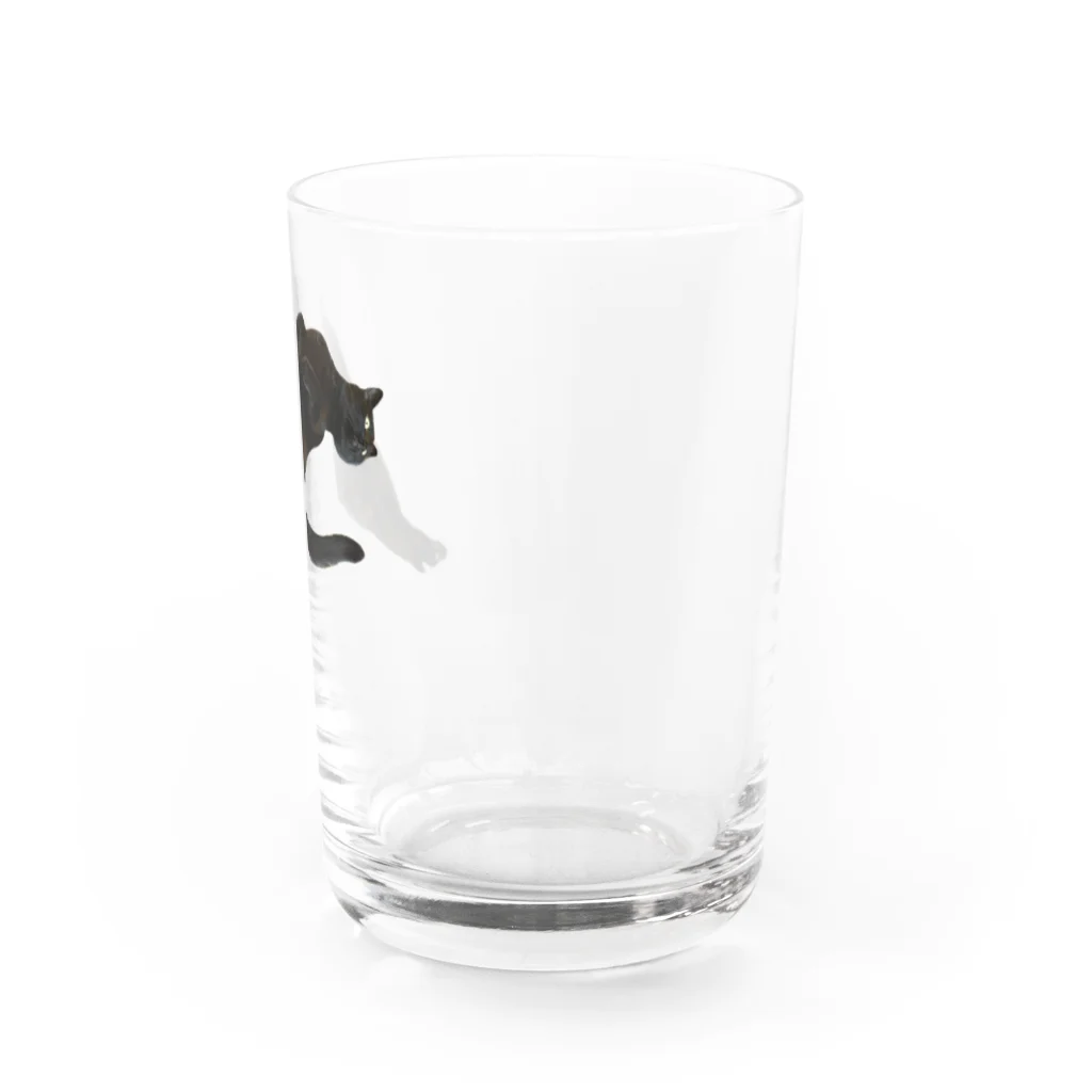 utsubokazulaのハートつきクロネコ Water Glass :right