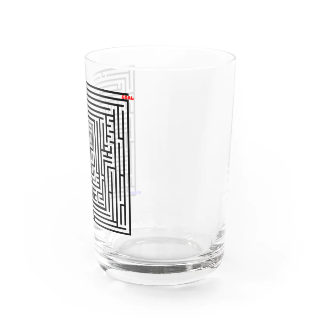 いせだまや（CreatiVe & DeSign）のMaze（メッセージ） Water Glass :right