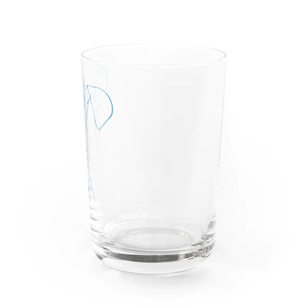 がはくペキトのゾウさん Water Glass :right