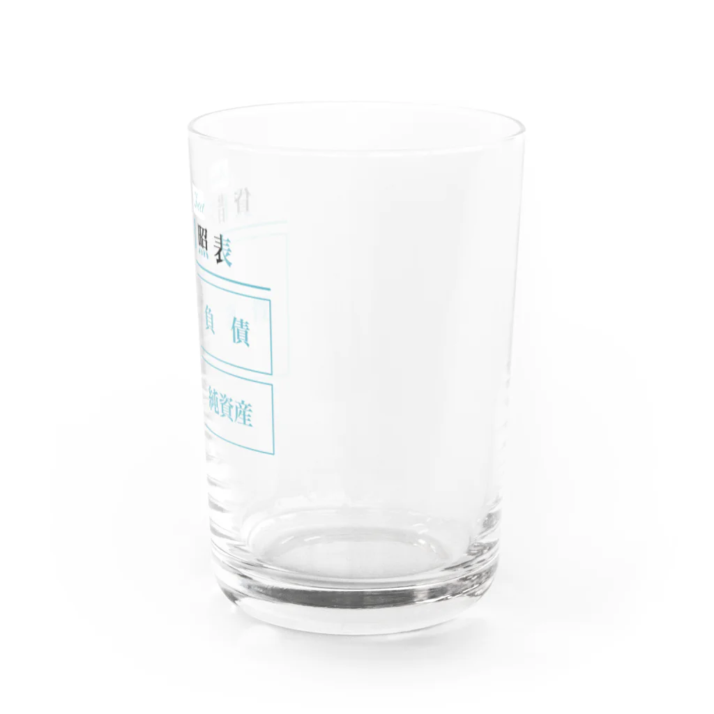 そいそいソイラテの貸借対照表(簿記) Water Glass :right